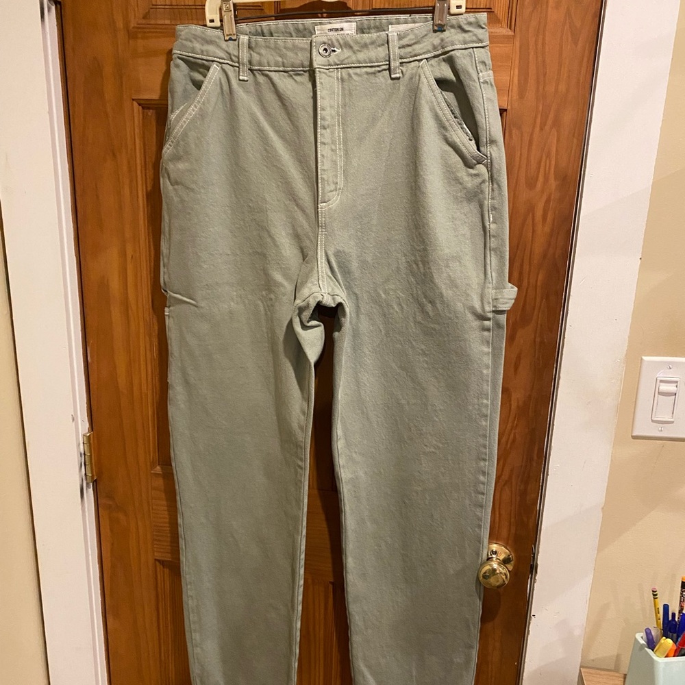Green Carpenter Pants from Cotton On